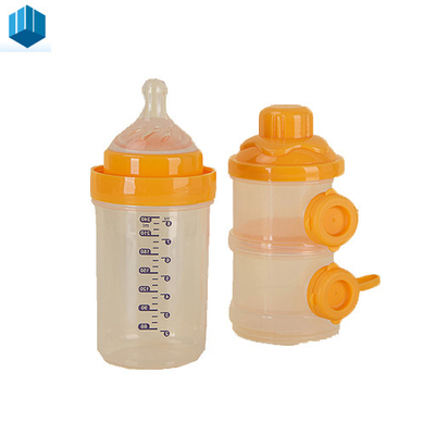 Бутылка младенца качества еды инжекционного метода литья PP Multi снятая пластиковая
